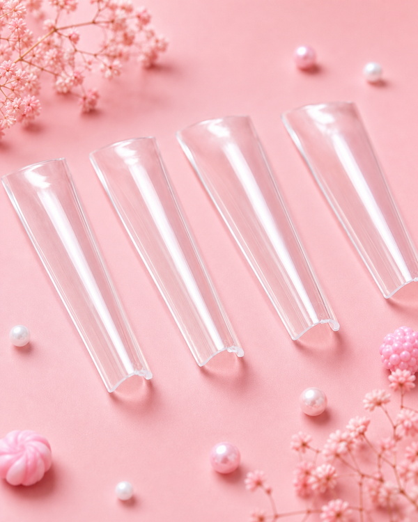 Capsules C Curve transparentes pour pose professionnelle