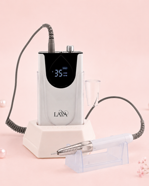 Ponceuse à ongles blanche LAYA pour manucure professionnelle