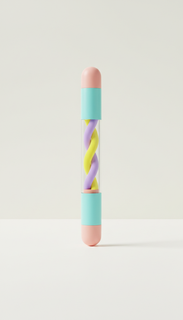 Stylo fantaisie bleu aqua tint